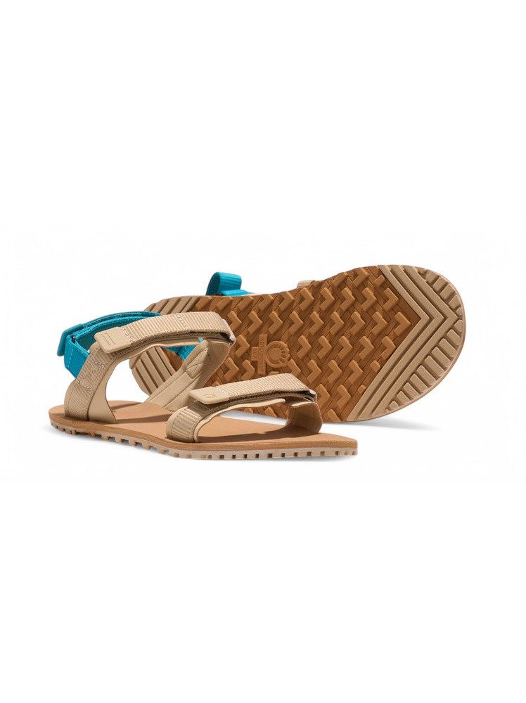 Xero Shoes D-Trail beigebraun/blau Damen Sandale günstig online kaufen