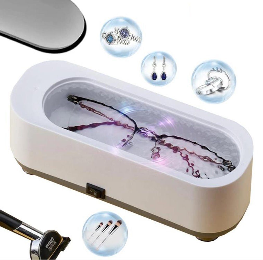 Housruse Ultraschallreiniger Ultraschall-Reinigungsbrillengerät 30.000 Hz  automatische Reinigung