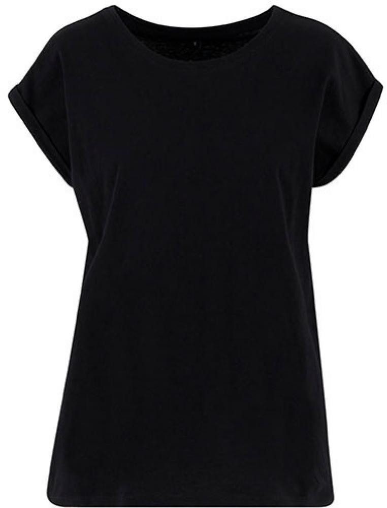 Rundhalsshirt Ladies Extended Shoulder Tee Damen T-Shirt