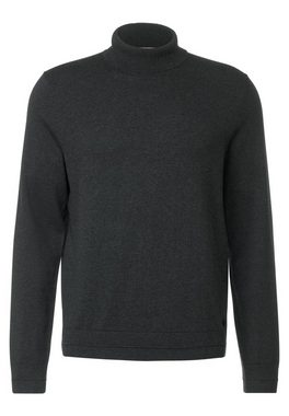 STREET ONE MEN Stehkragenpullover in Melange Optik