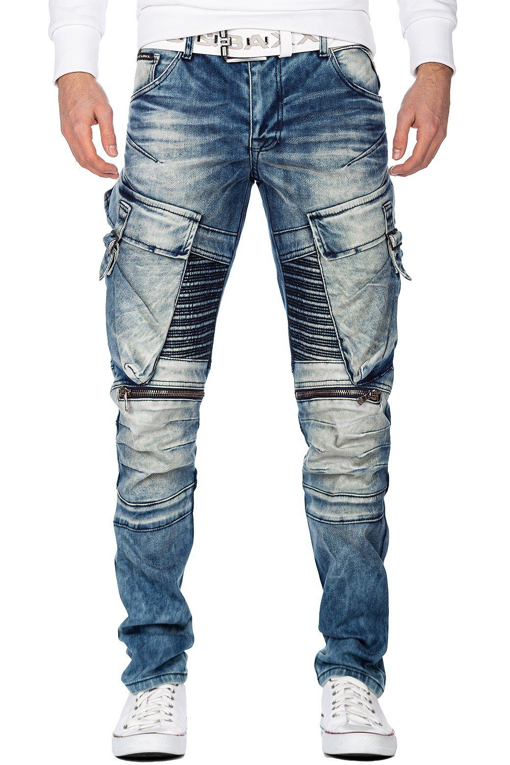 Cipo & Baxx Bikerjeans Freizeit Hose günstig online kaufen