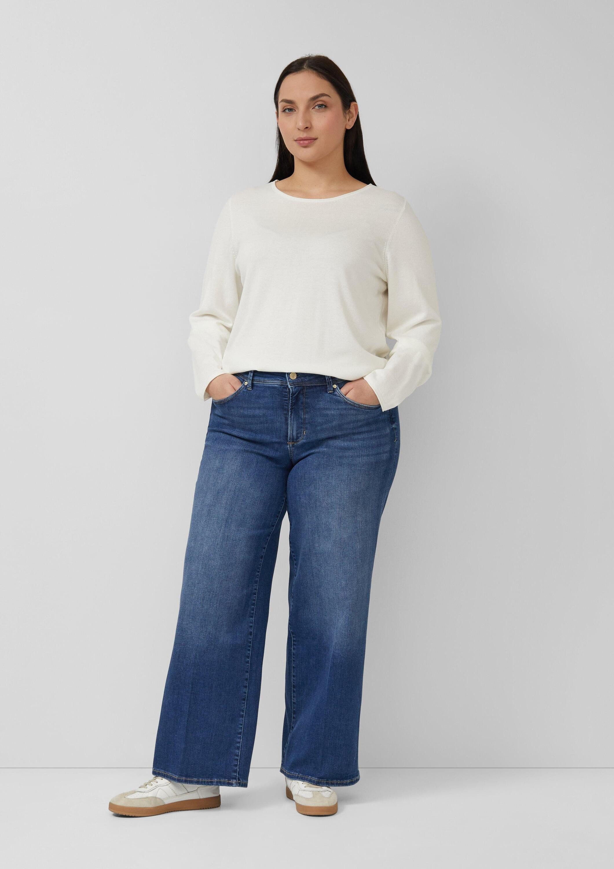 s.Oliver Weite Jeans Jeans-Hose WIDE LEG Jeans / Relaxed Fit / Mid Rise / W günstig online kaufen