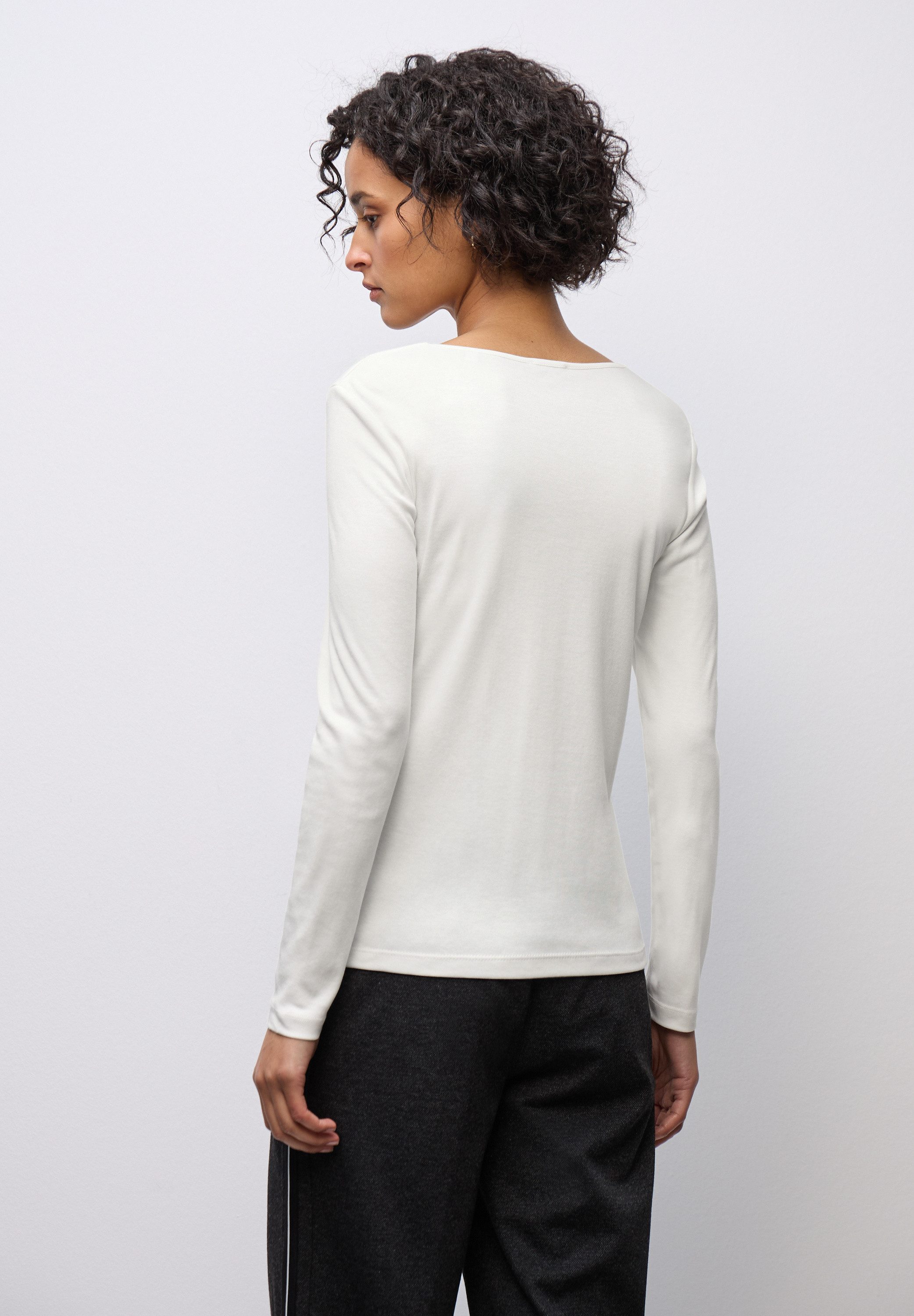 STREET ONE Langarmshirt im soften Baumwoll-Mix günstig online kaufen