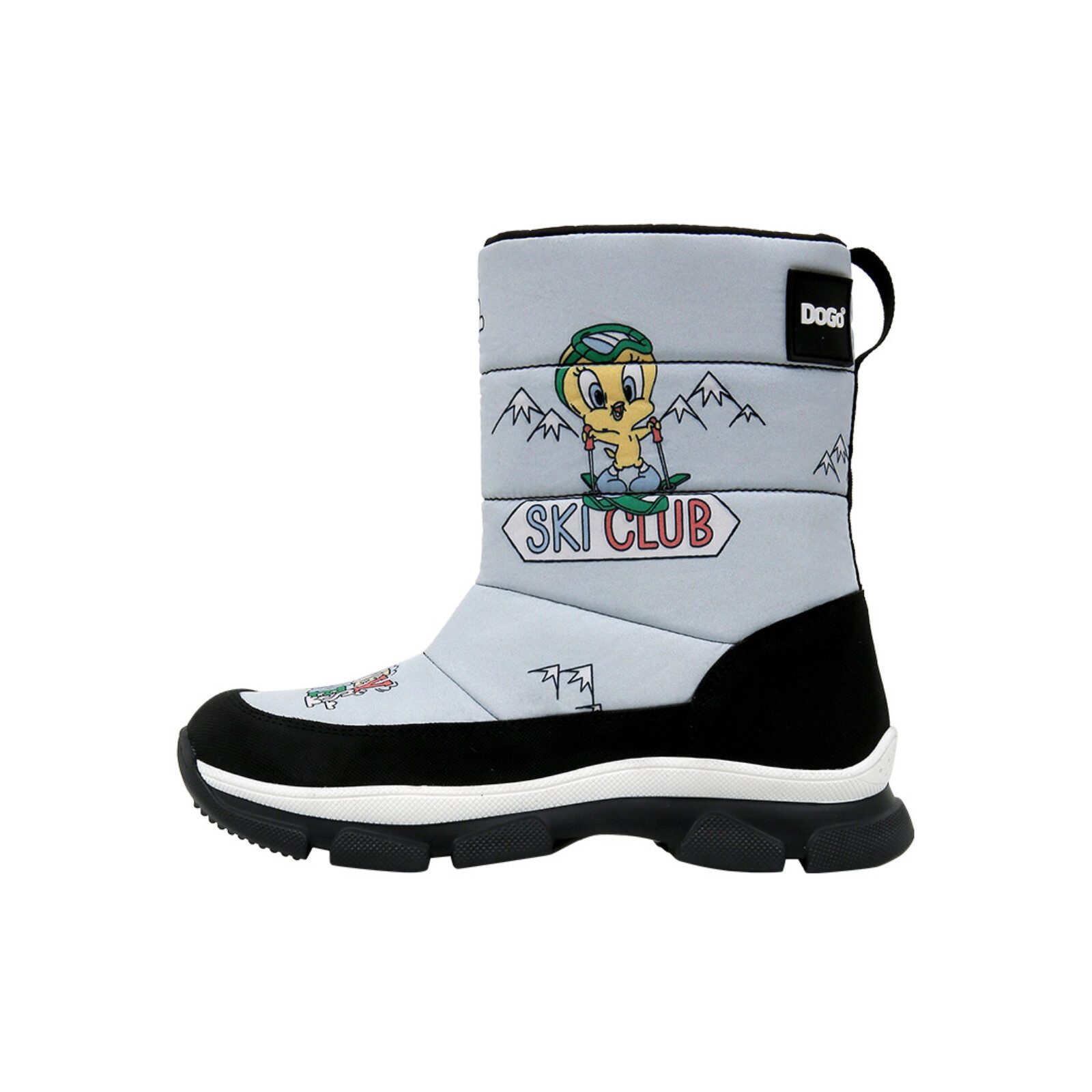 DOGO Nortia Winterboot / Snowboot Looney Tunes Ski Club Damen Снегоходы Handgefertigt