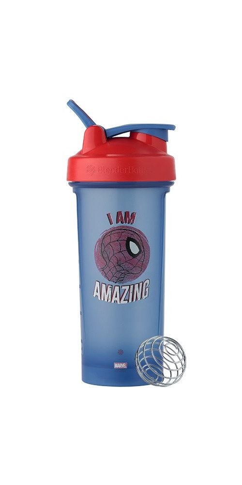 BlenderBottle Trinkflasche Classic Loop Pro Marvel Spider Man 820ml blau