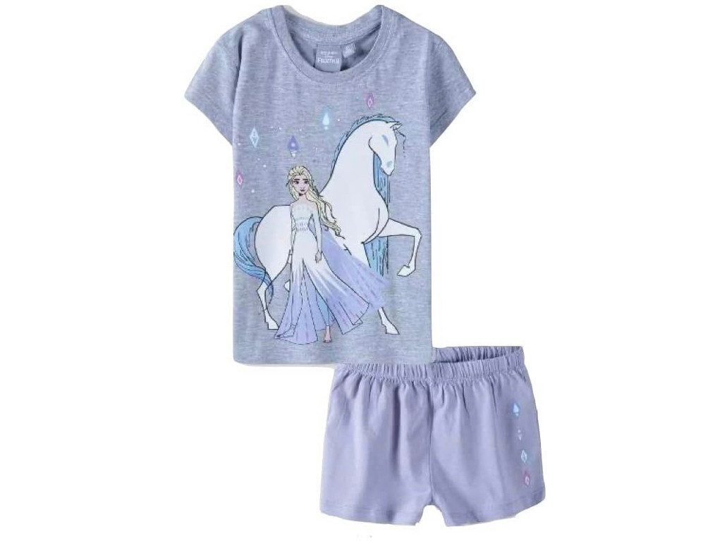 Disney Frozen Shorty kurzer Pyjama Die Eiskönigin - völlig unverfroren