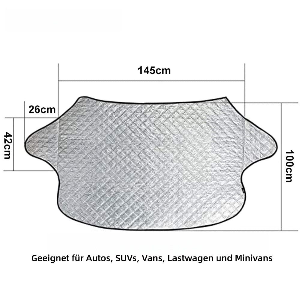 FOUORTUNATE-BEE Car Sunshade Extra-thick Car Windshield Cover against Snow & Frost