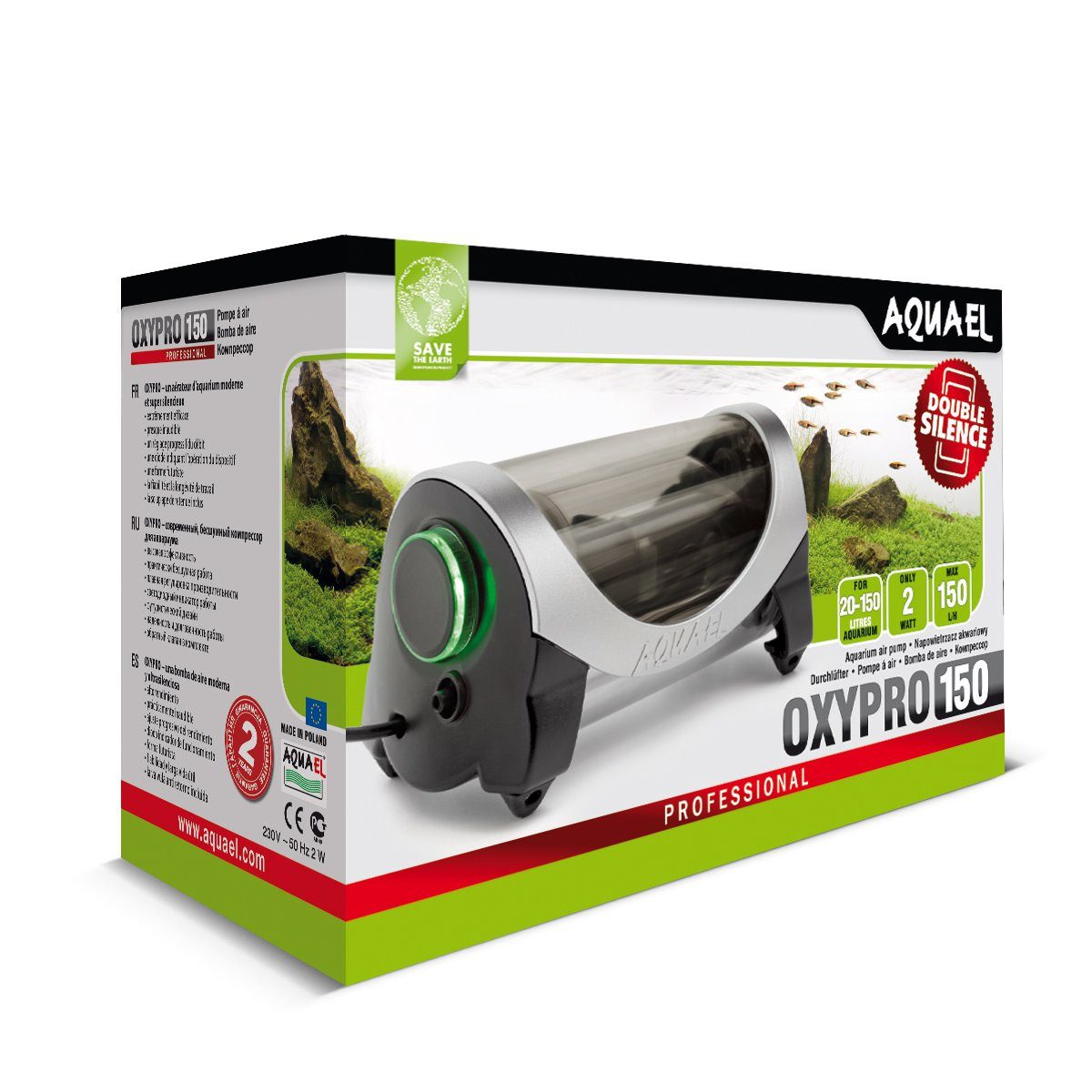 Aquael Luftpumpe Luftpumpe OXYPRO 150