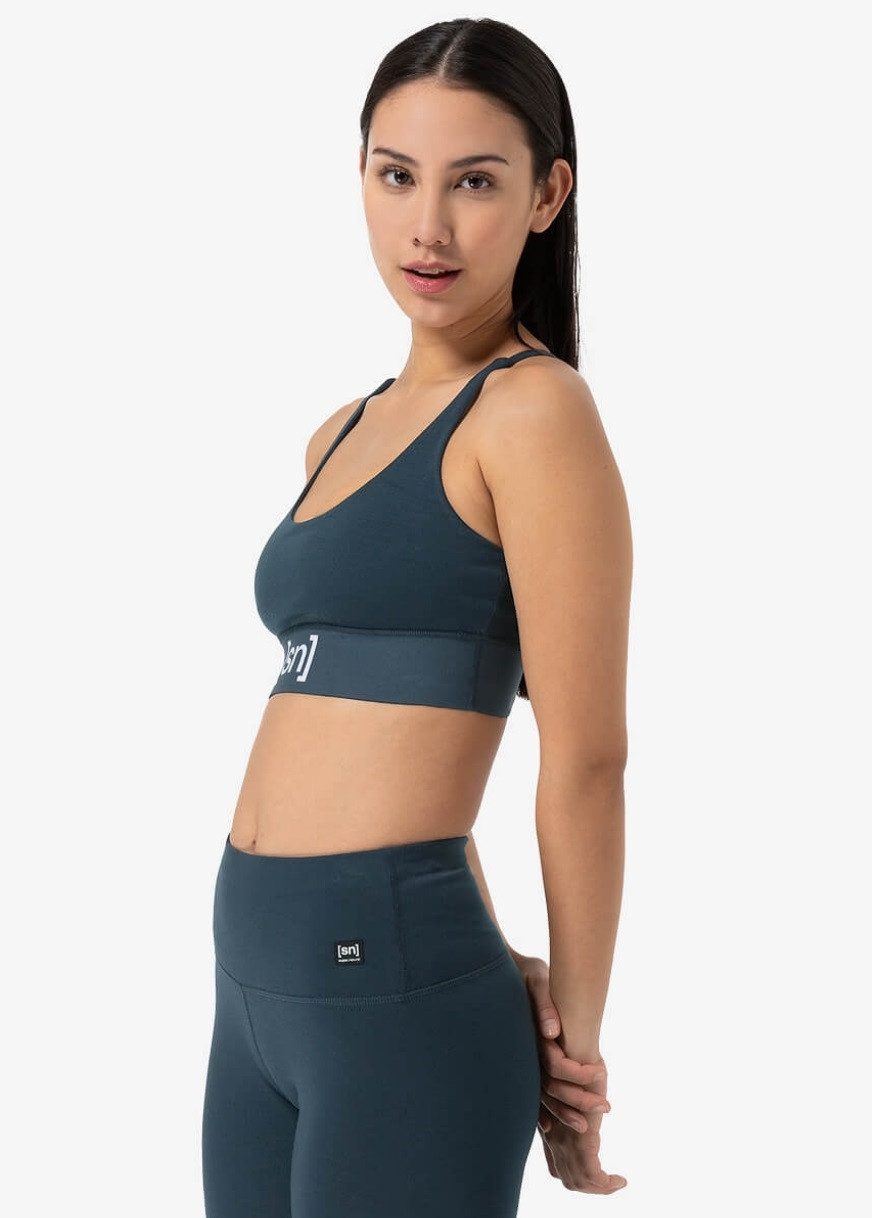 SUPER.NATURAL Sport-BH Funktionsunterwäsche Sport-Bra Super Top (angenehmer Tragekomfort)