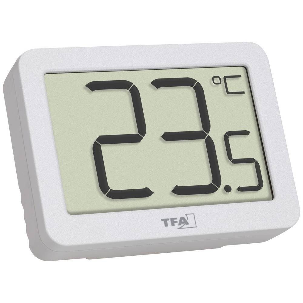 TFA Dostmann Raumthermometer Digitales Thermometer 30.1065.02. € 12,44