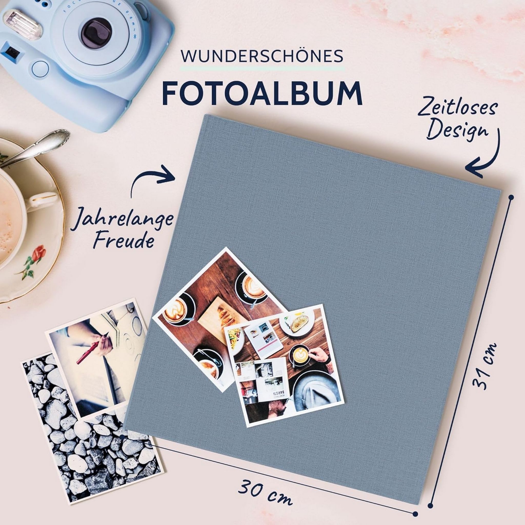 Goldbuch Fotoalbum GOLDBUCH Fotoalbum Summertime 100 weiße Seiten mit Trennblättern 30x31