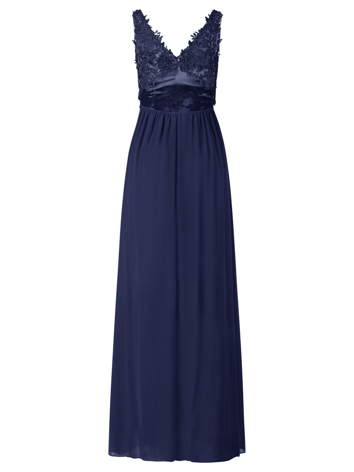 Apart Abendkleid mit navy Rückenausschnitt