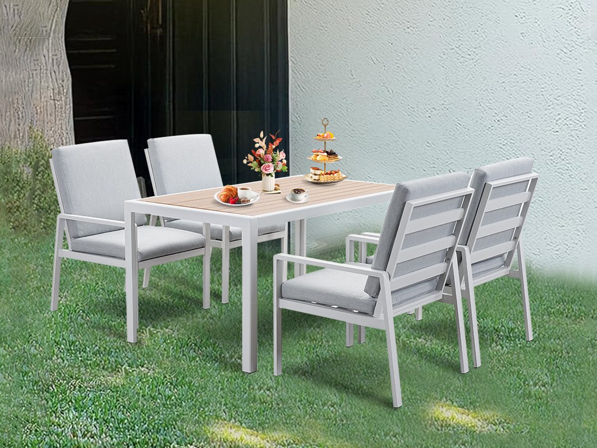 MeXo Gartenlounge-Set Gartenmöbel Set aus Aluminium günstig online kaufen