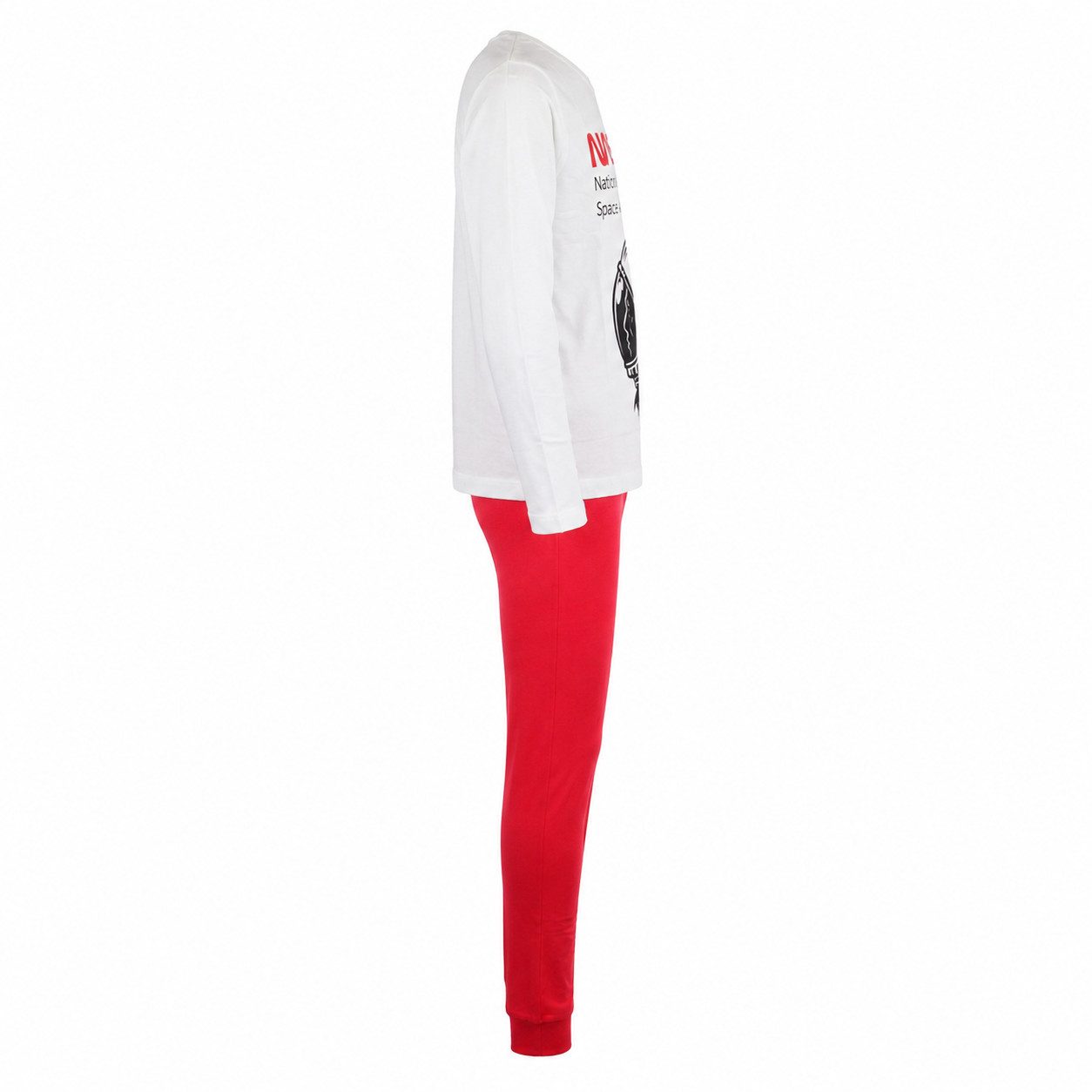 NASA Schlafanzug NASA Space Center Jugend Jungen langarm Pyjama Gr. 134 bis 164, 100% Baumwolle