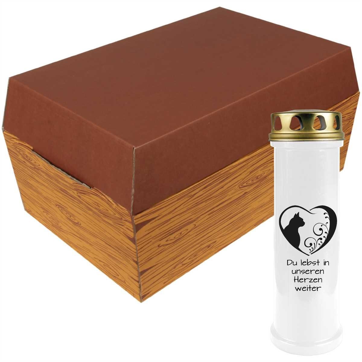 Bestlivings Grabkerze, Grabkerze mit vers. Motiven (100 St. Brenndauer)