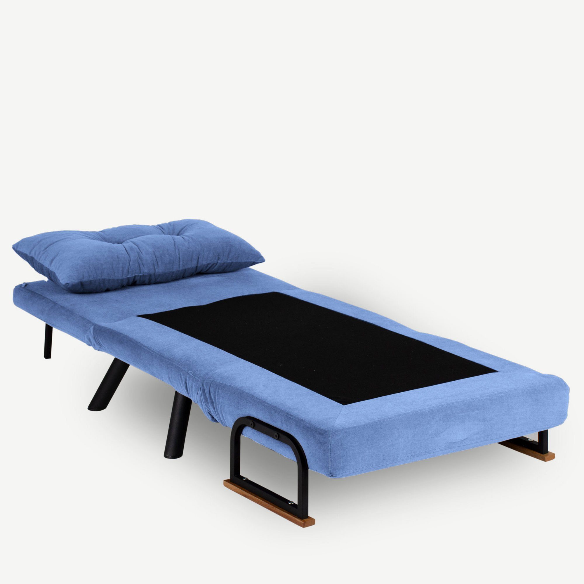 Skye Decor Sofa Metall Blau, 100% Schlafsofas, FTN2324, Rahmen