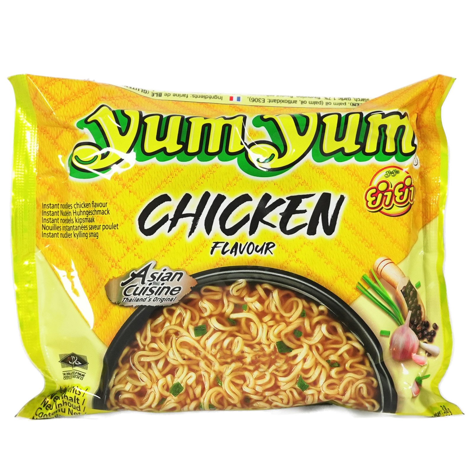 Yum Yum Instant-Gericht Yum Yum Chicken Instantnudeln Huhn Geschmack 60g