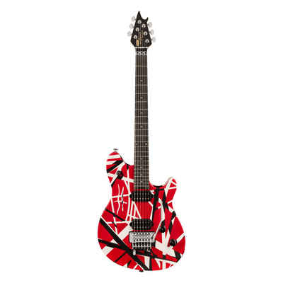 EVH E-Gitarre, Wolfgang Special Striped Red/Black/White - E-Gitarre