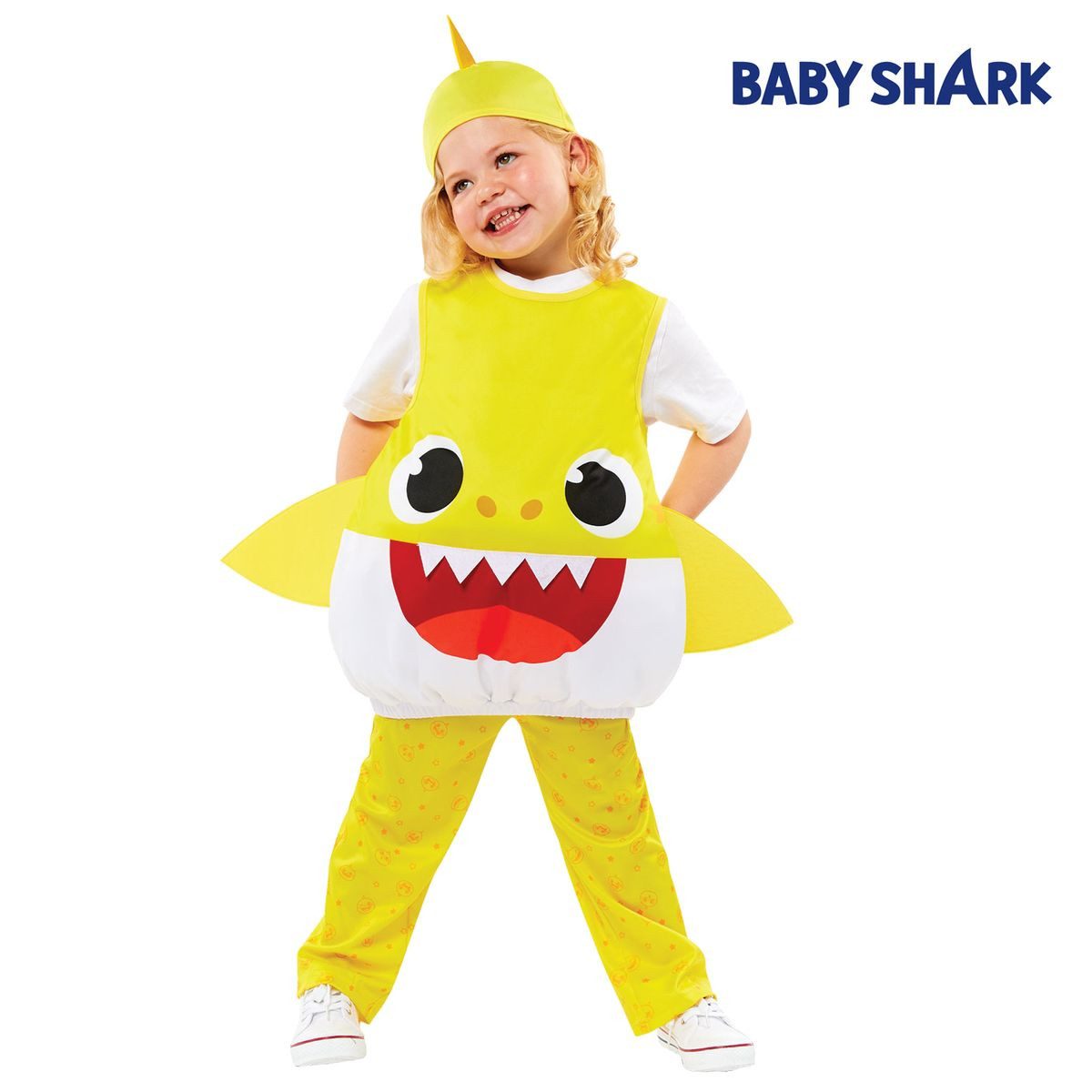 Riethmüller Kostüm Baby Shark Kleiner Hai gelb für Kinder