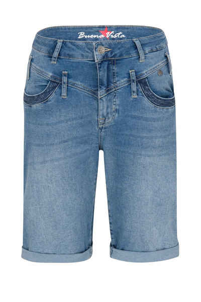 Buena Vista Stretch-Jeans BUENA VISTA FLORIDA SHORT middle blue 2106 J5746 212.3898 - Stretch