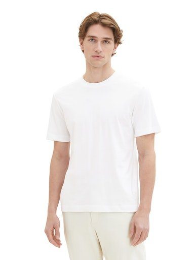 TOM TAILOR T-Shirt mit der Logoprint an white Seite