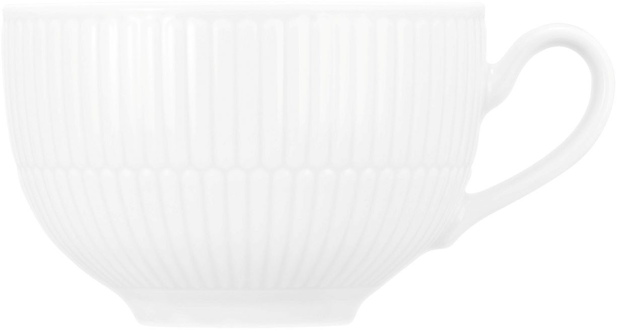 Seltmann Weiden Cappuccinotasse Amina, 1-tlg., Porzellan, Cappucinotasse aus Porzellan mit Relief