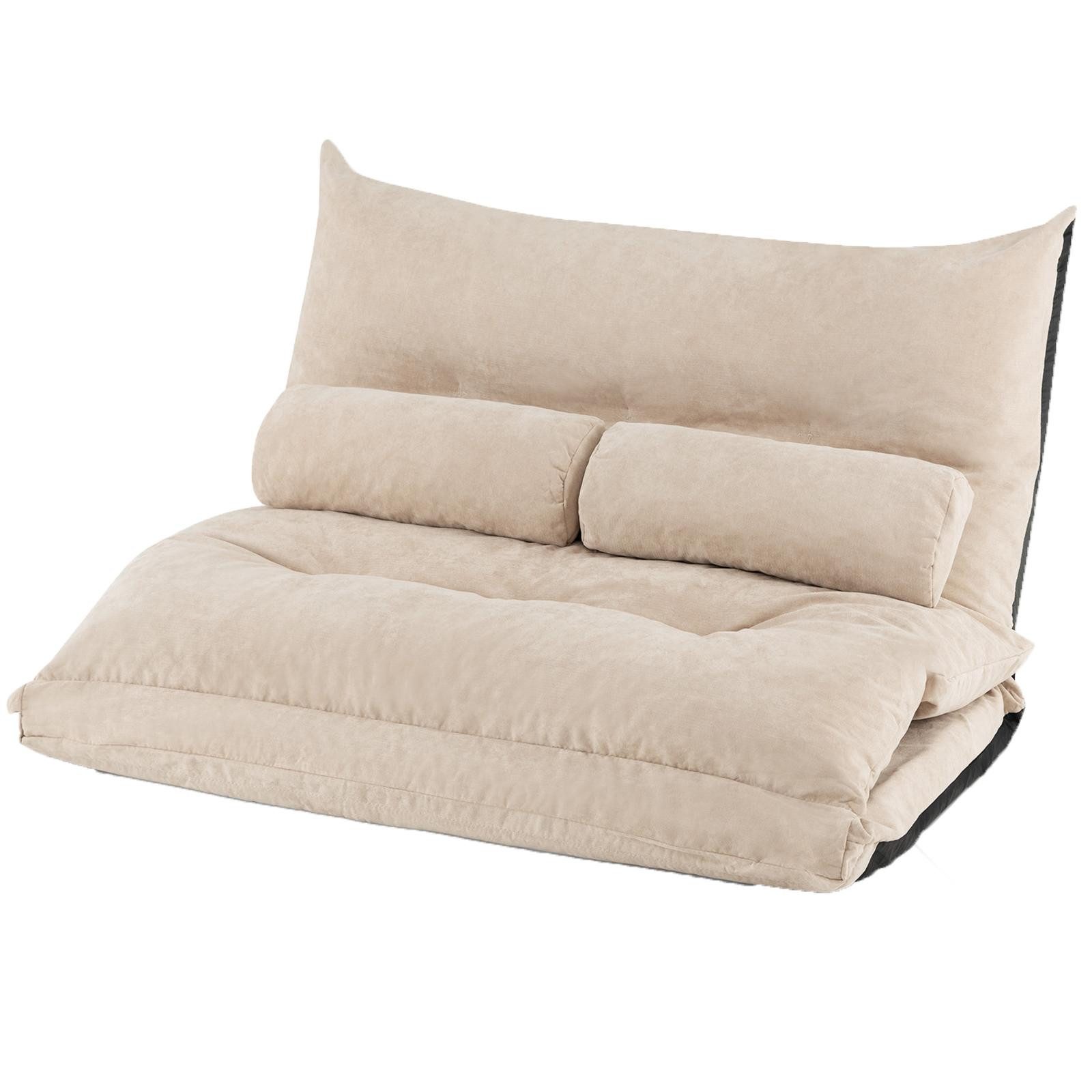 KOMFOTTEU Schlafsofa 3 in 1 Bodensofa, günstig online kaufen