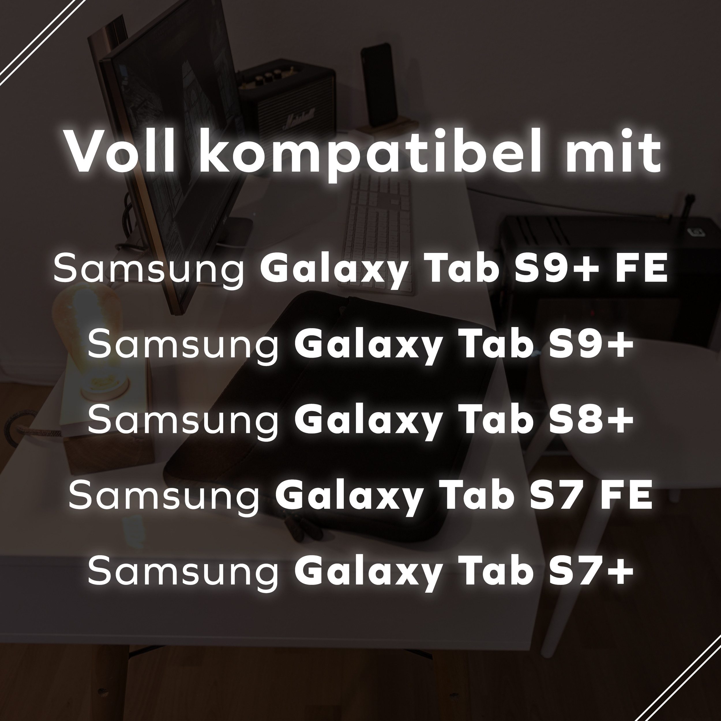 honju Tablettasche Samsung Galaxy Tab S10+ / S9+ FE / S9+ / S8+ / S7 FE / S günstig online kaufen