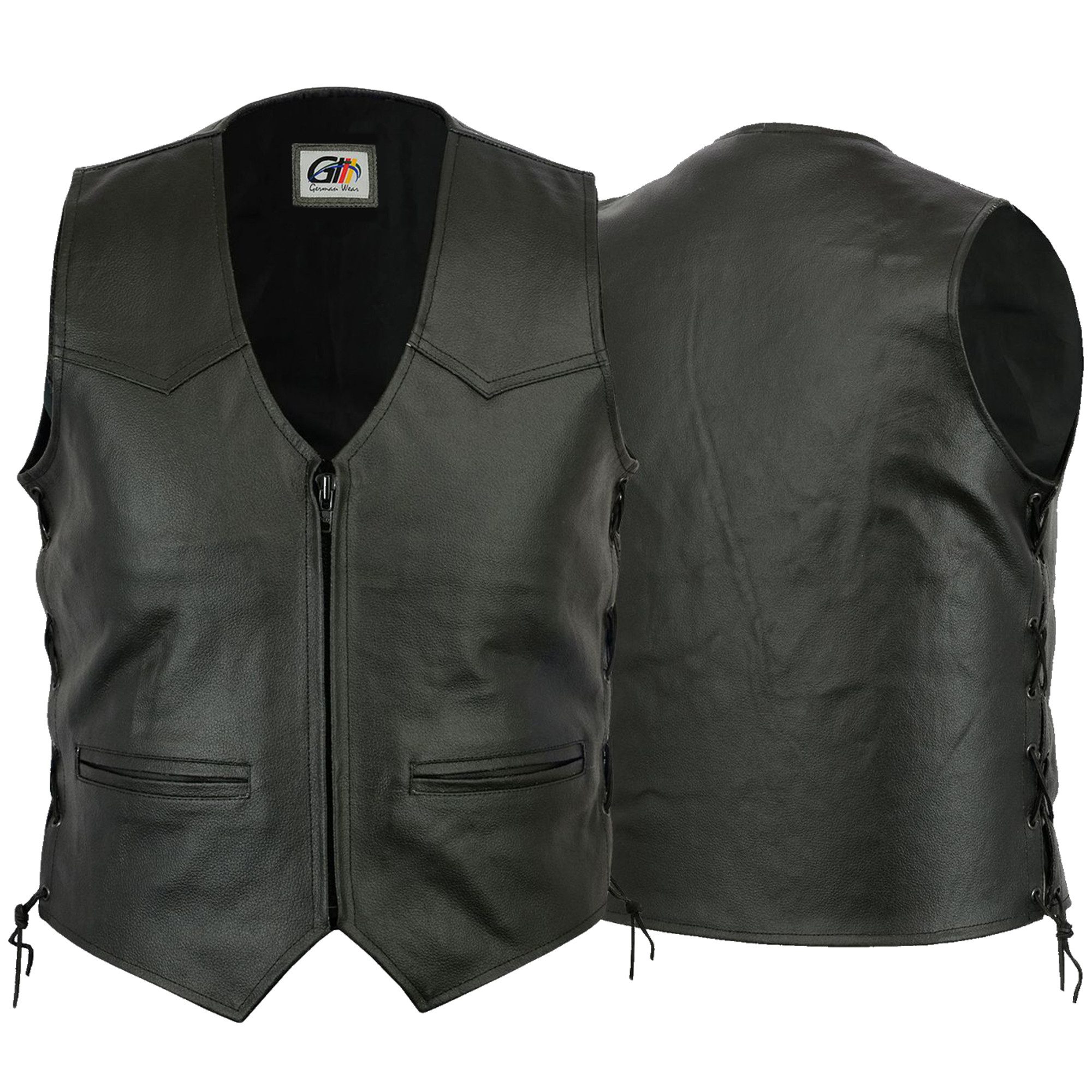 Motorradweste GW680 Black Zipper