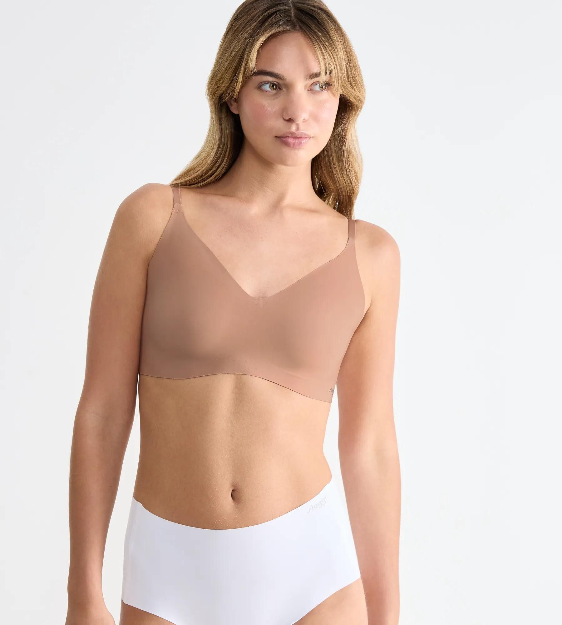 Sloggi Bralette ZERO Microfibre 2.0 nahtlos, herausnehmbare Einlagen, mittlerer Halt, Microfaser