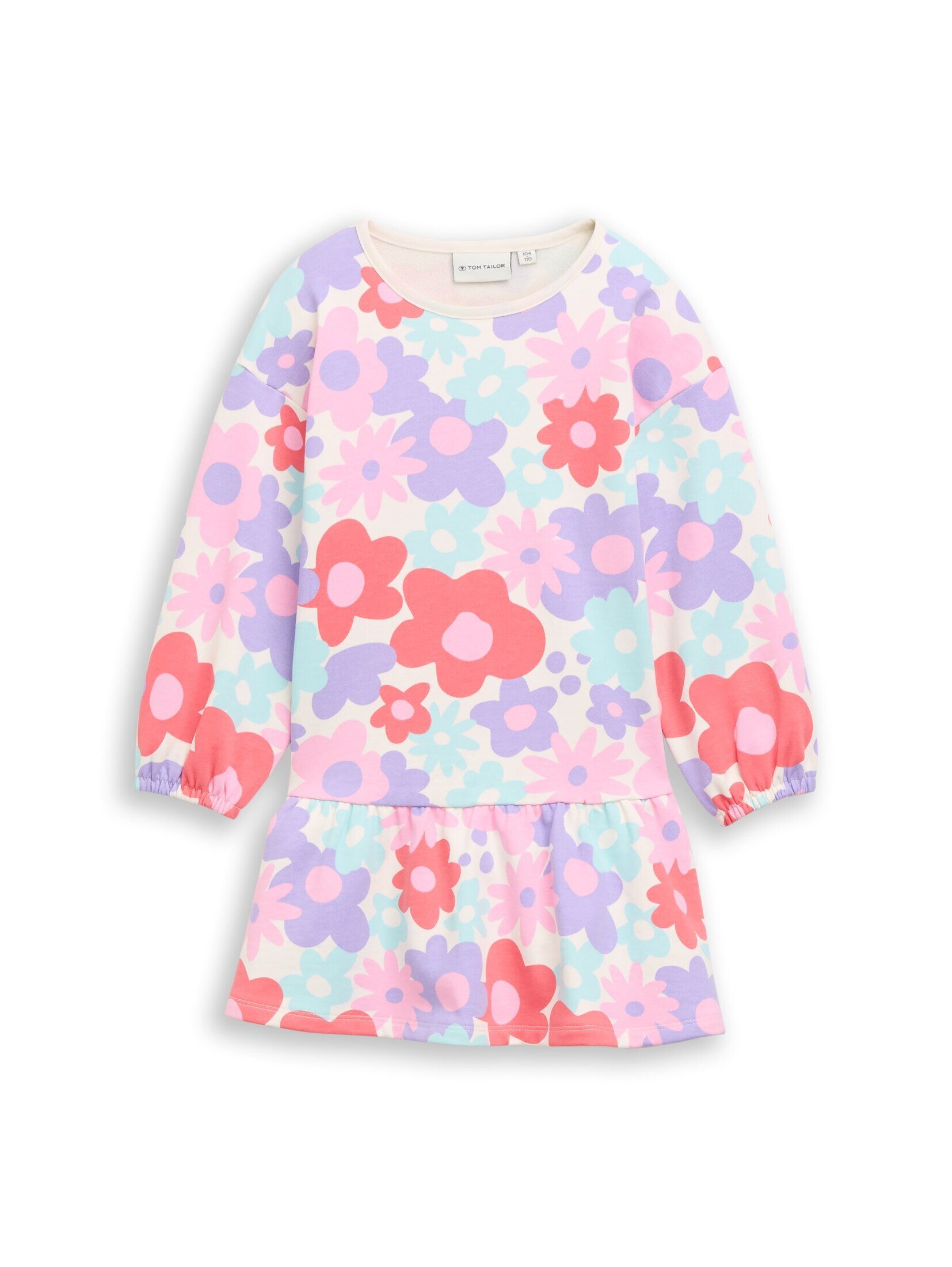 TOM TAILOR Sommerkleid Kleider & Jumpsuits Sweat-Kleid mit Volants