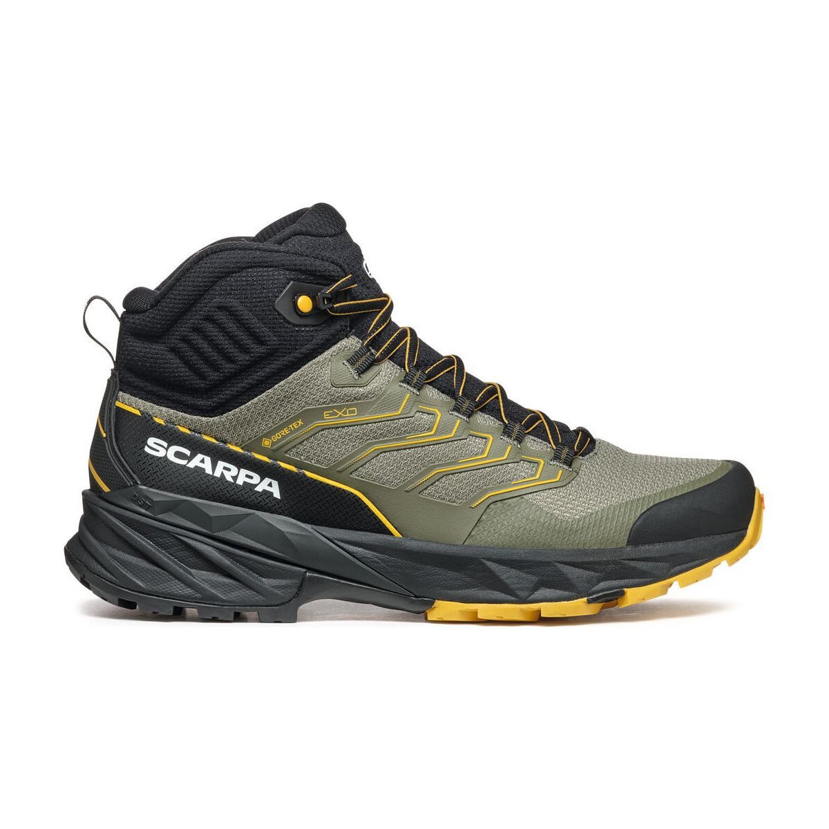 Scarpa Rush Mid 2 GTX Hikingschuh Wasserdichter Leichtwanderschuh für vielseitige Outdoor-Aktivitäten