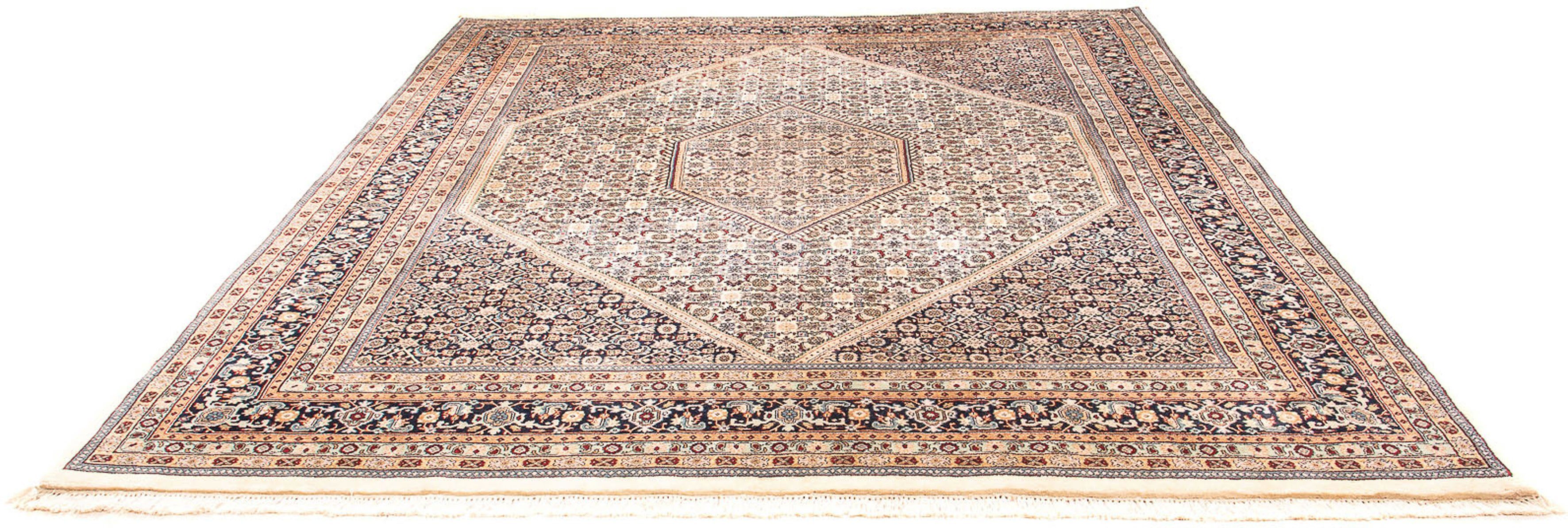 Orientteppich Bidjar mm, rechteckig, Höhe: morgenland, - Wohnzimmer, - Handgeknüpft, 15 - Zertifikat beige, mit Indus cm 300 Einzelstück 200 x