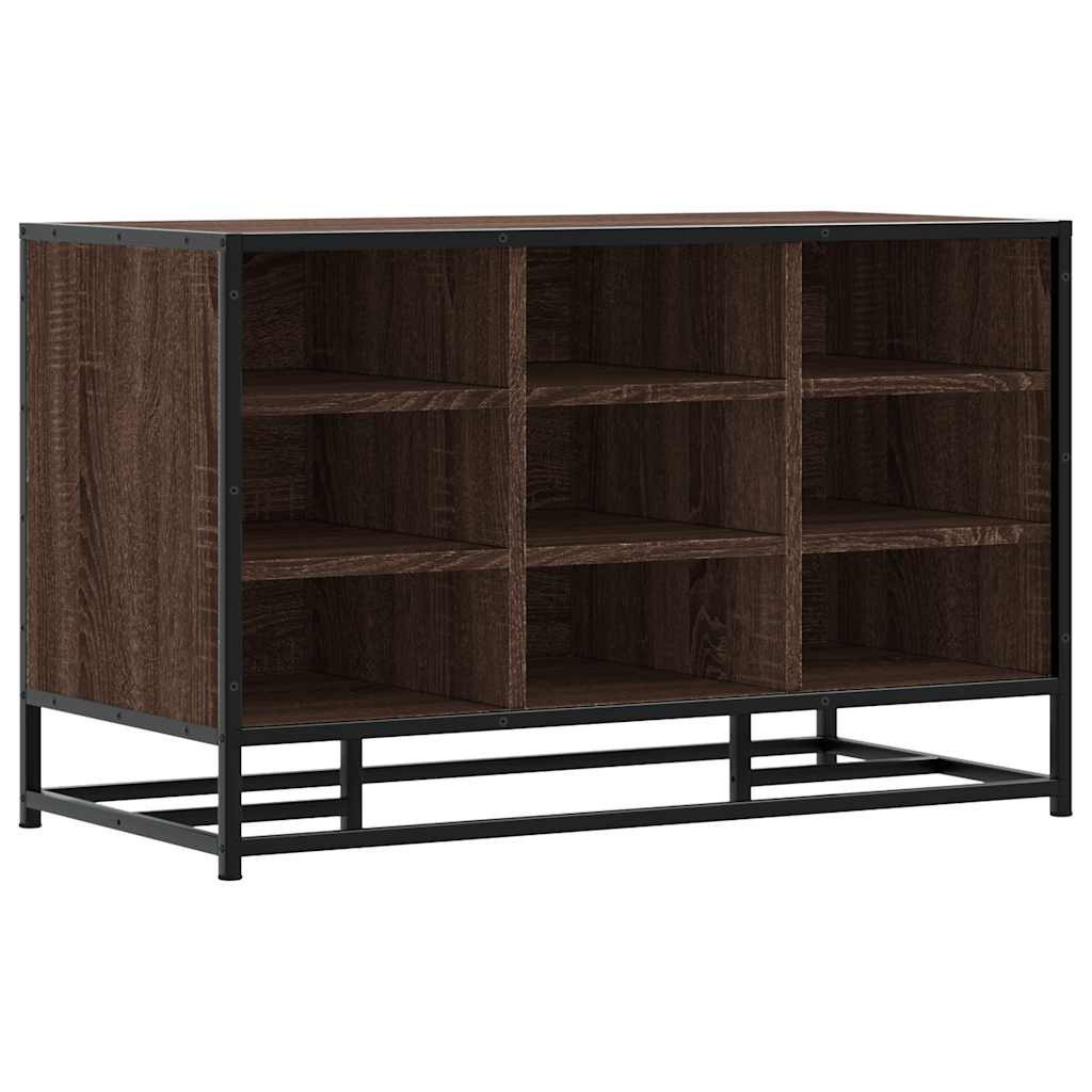 vidaXL Sitzbank Schuhbank Braun Eichen-Optik 84x40x53,5 günstig online kaufen