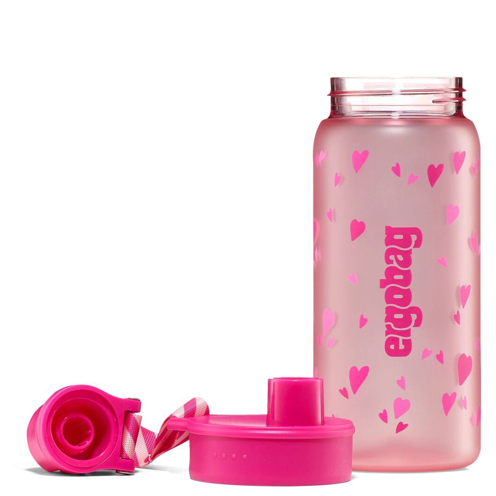 ergobag Schulranzen Zubehör - Trinkflasche 550 ml (Herzen)