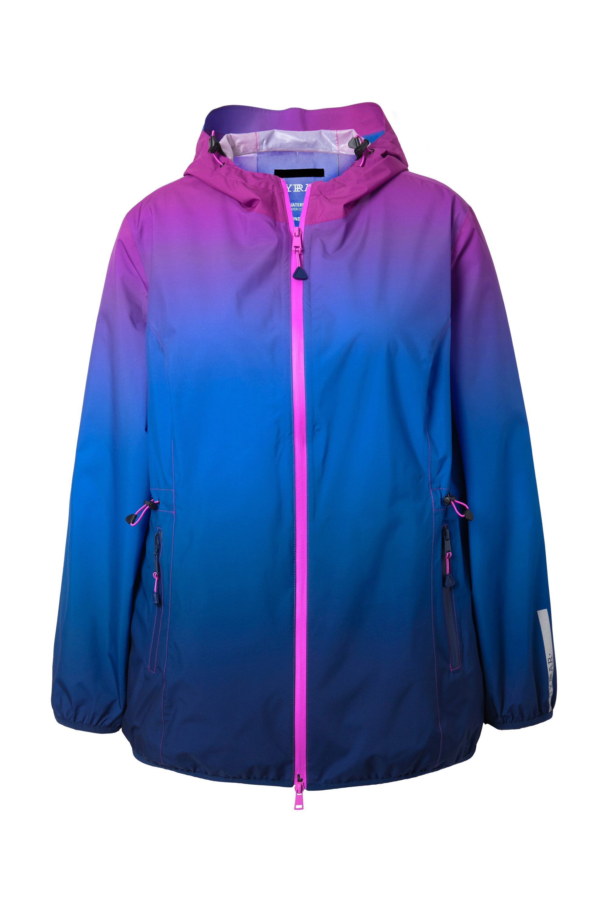 Funktionsjacke Regenjacke leicht wasserdicht Kapuze Zipptaschen
