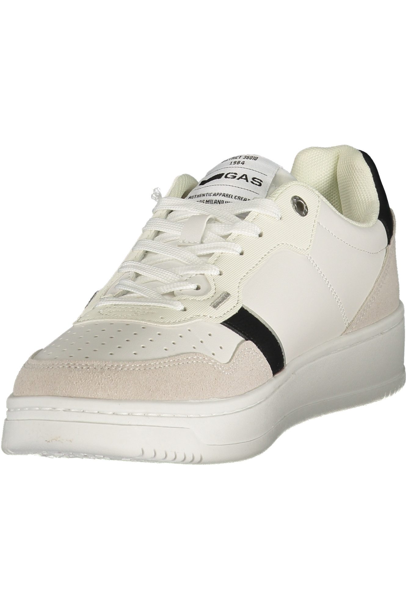 GAS Sneaker Weißer Herren-Sportschuh mit kontrastierenden