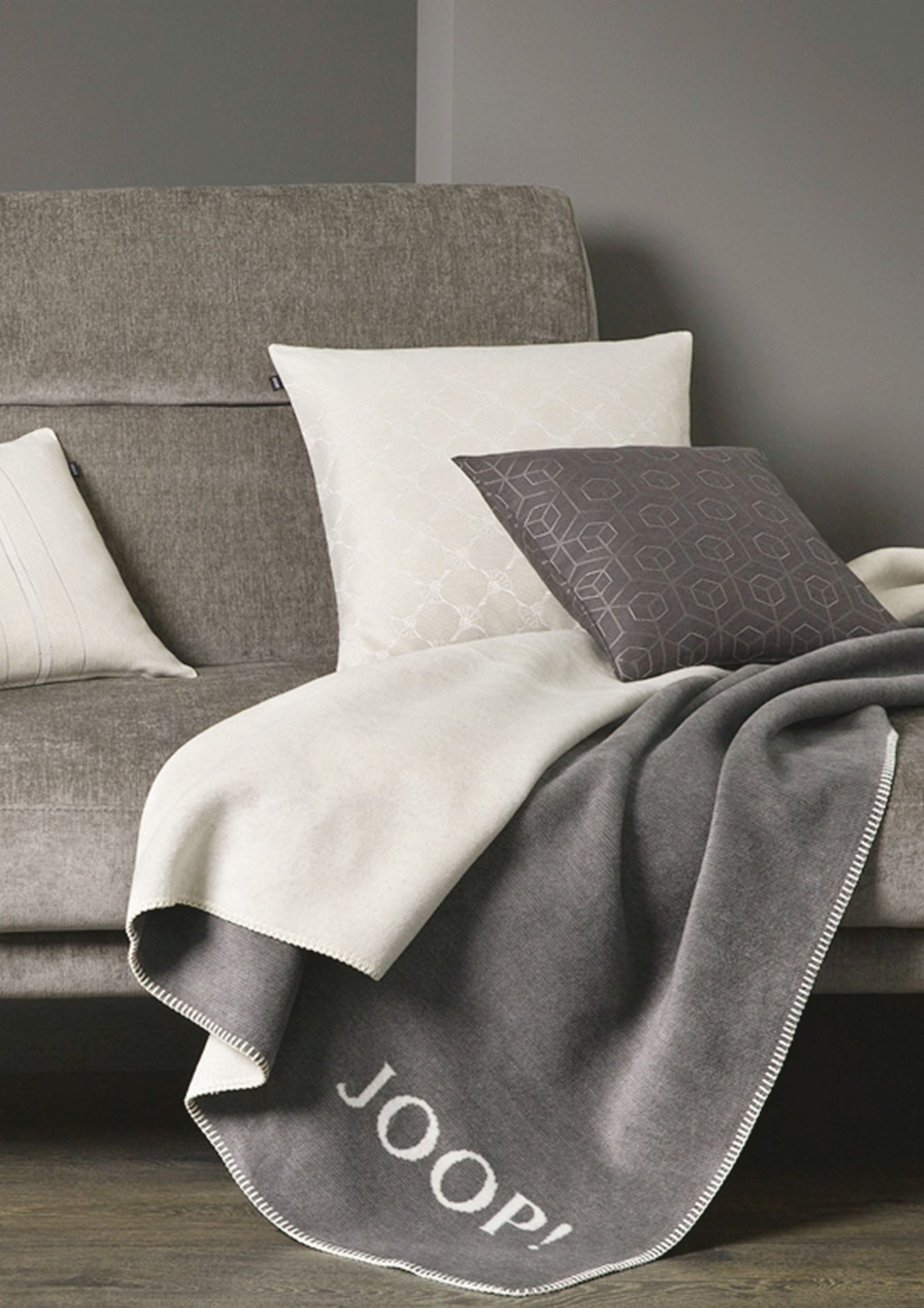 Wohndecke Wohn- und Kuscheldecke "JOOP! - Melange Doubleface" tolle Farben, JOOP!