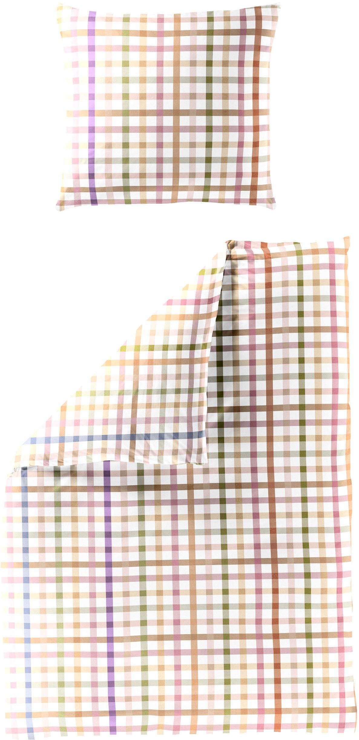 BIERBAUM Bettwäsche Bettwäsche 5331, Mako-Satin, 2 teilig, Mako-Satin, 100 % Baumwolle, pflegeleicht, seidig glänzend