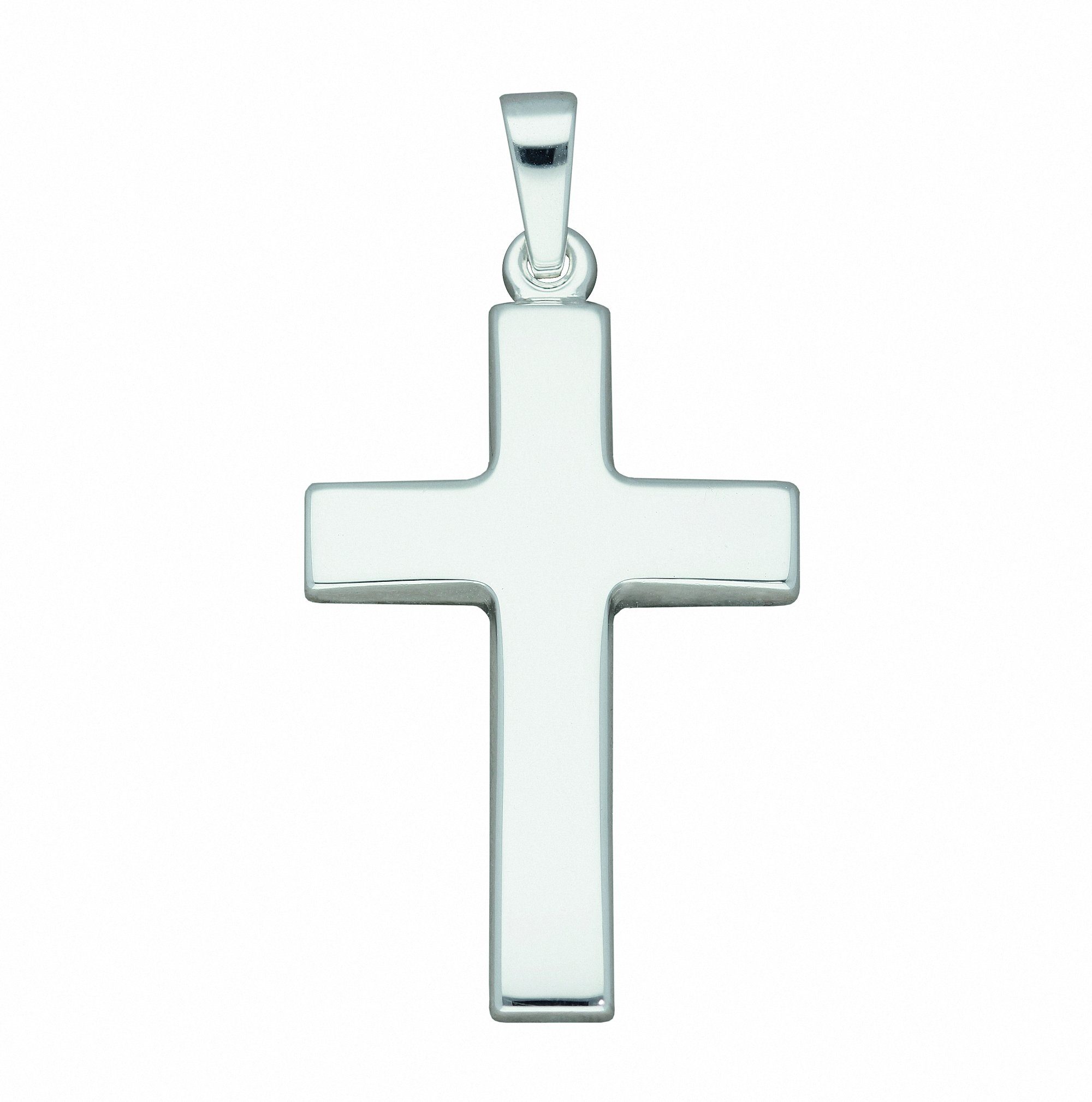 Adelia´s Kette mit Anhänger 925 Silber Kreuz Anhänger, Schmuckset - Set mit Halskette