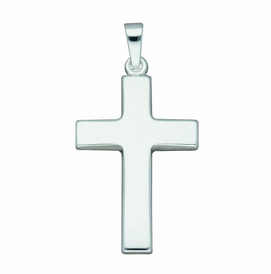 Adelia´s Kette mit Anhänger 925 Silber Kreuz Anhänger, Schmuckset - Set mit  Halskette