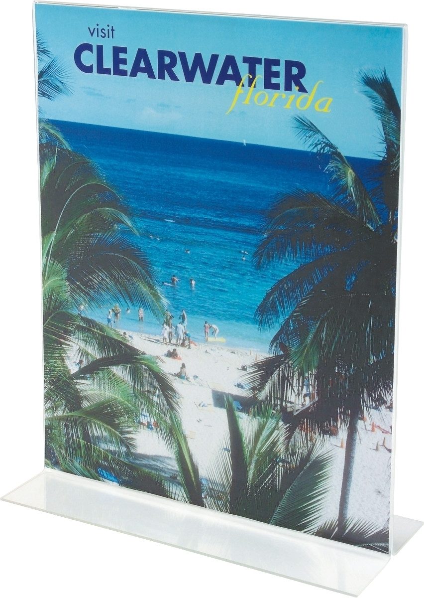 Deflecto Stehsammler Tischaufsteller A4 hoch transparent