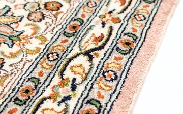 Teppich Kaschmir Seide Teppich handgeknüpft beige, morgenland, rechteckig, Höhe: 7 mm