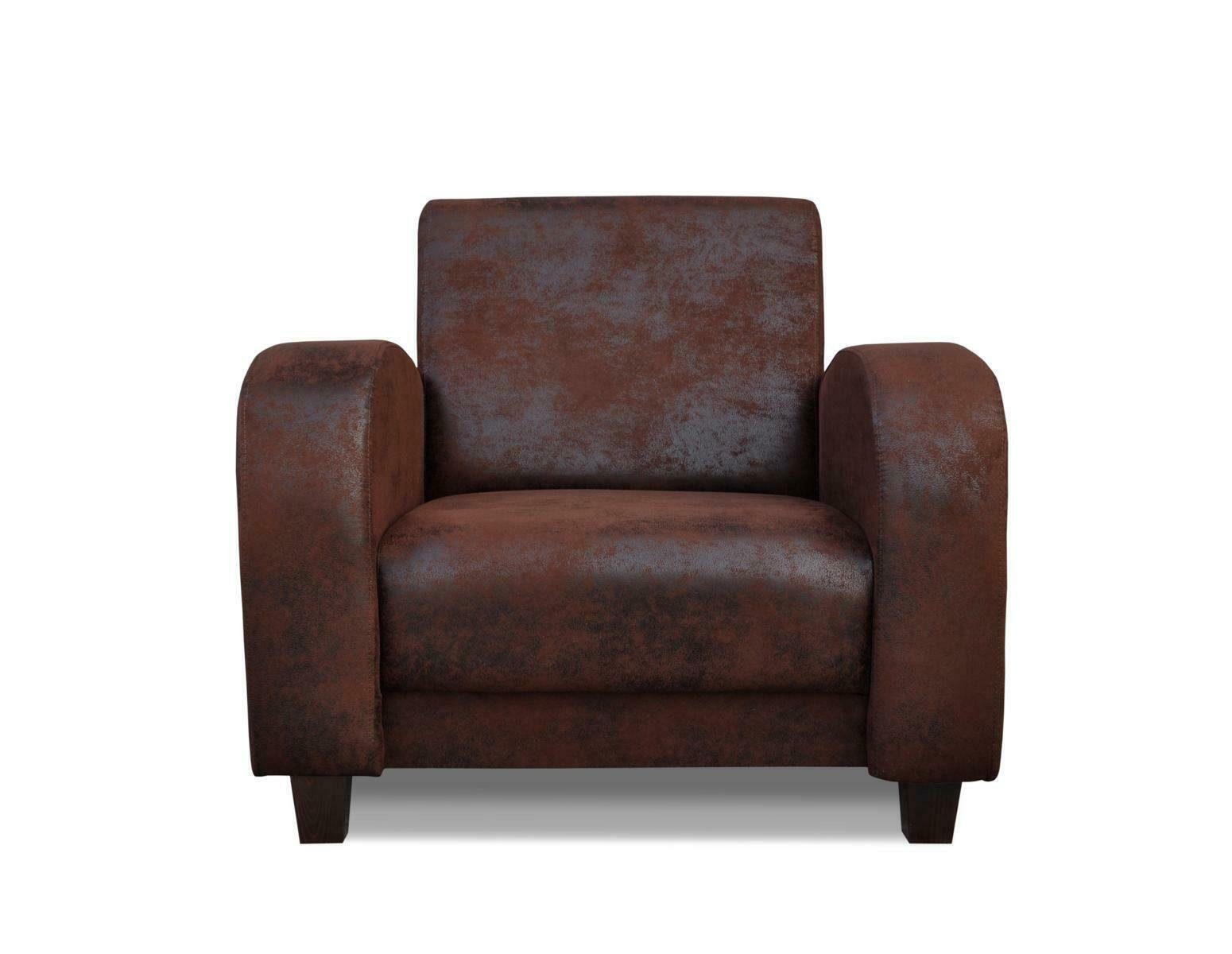 JVmoebel Sofa Vintages Ledersofa Set Made Couch Set Polstermöbel Neu, 3+2+1 in Europe Sitzer