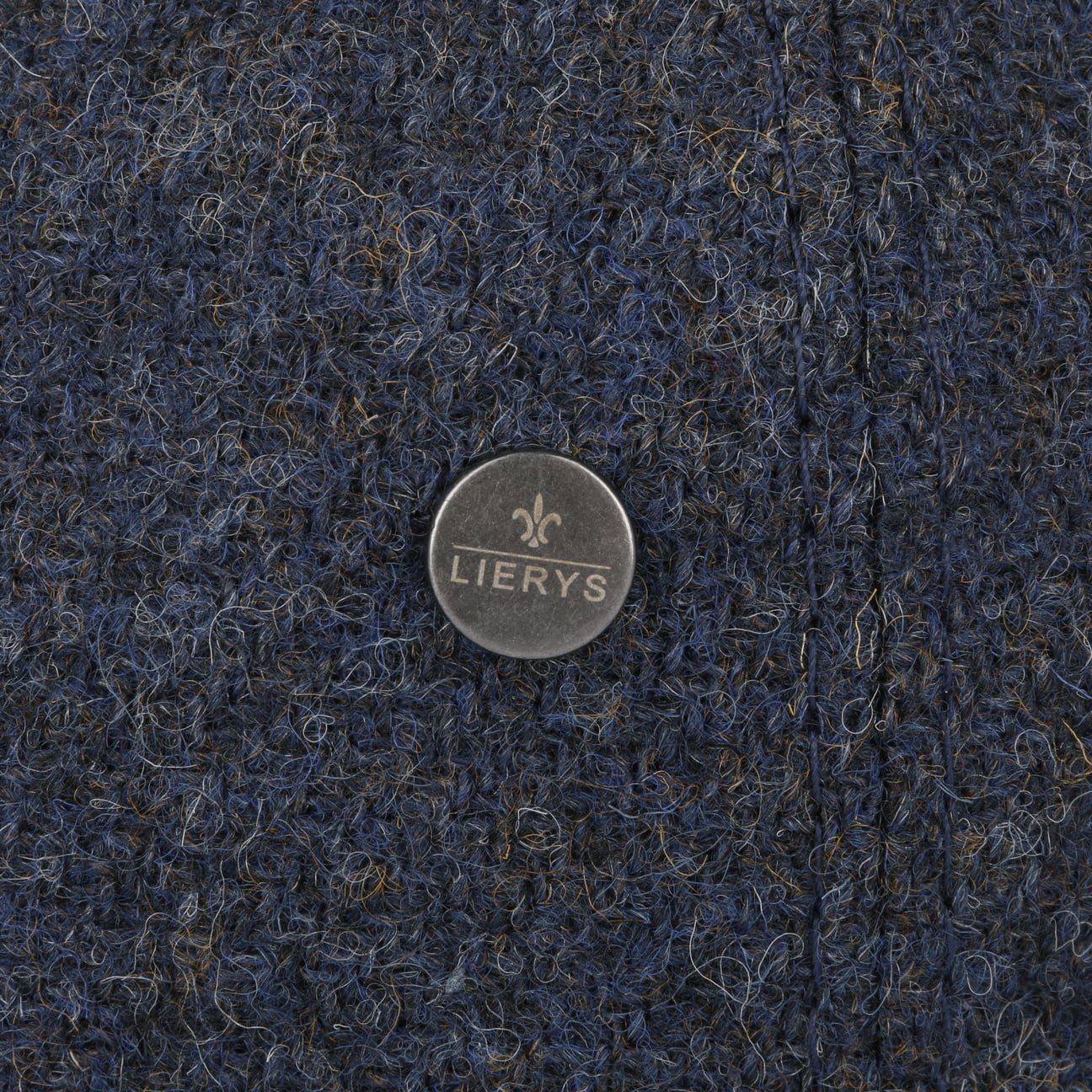 blau Schirm, Lierys Cap Made in Schirmmütze Flat Italy (1-St) mit