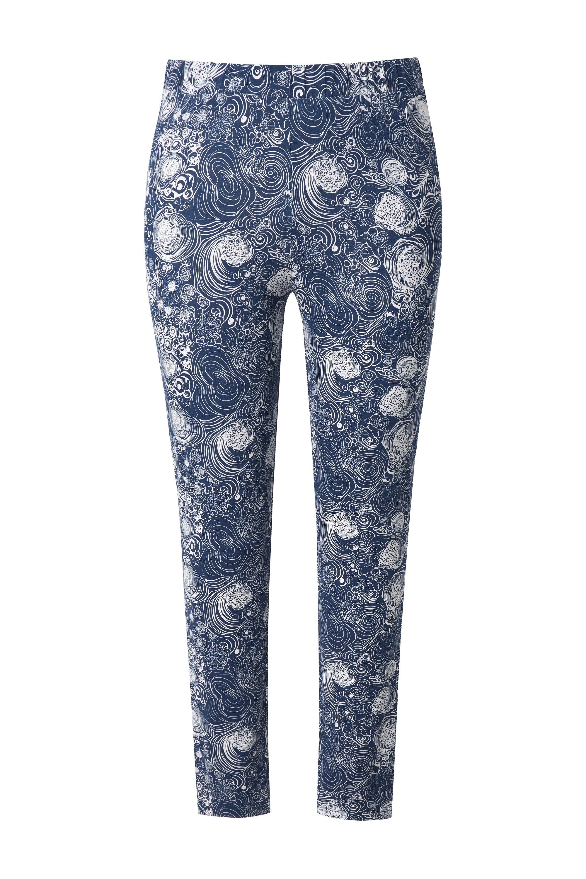 Ulla Popken Leggings Leggings florales Muster schmales Bein günstig online kaufen