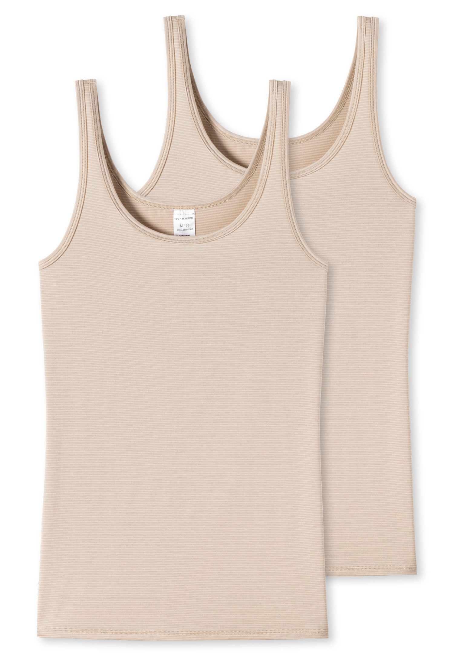 Schiesser Unterhemd Modal Essentials Single Jersey, weich, elastisch