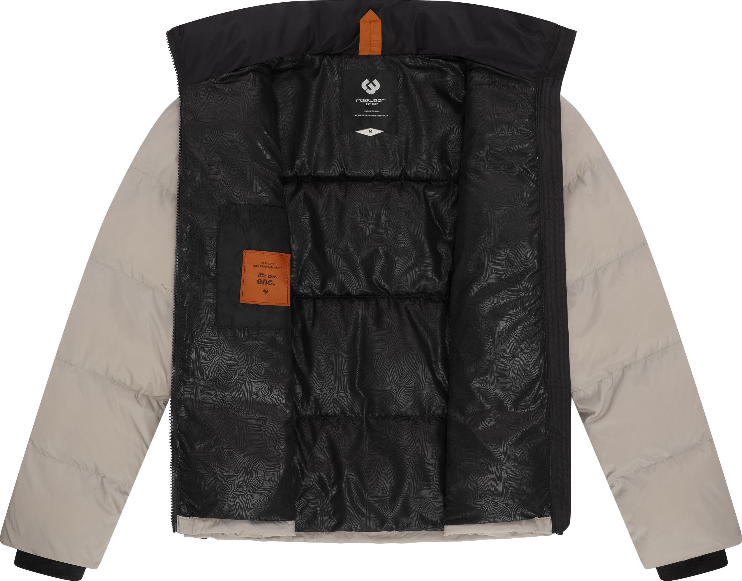 Ragwear Outdoorjacke Stafen Wasserdichte Herren Winterjacke im Retro-Look