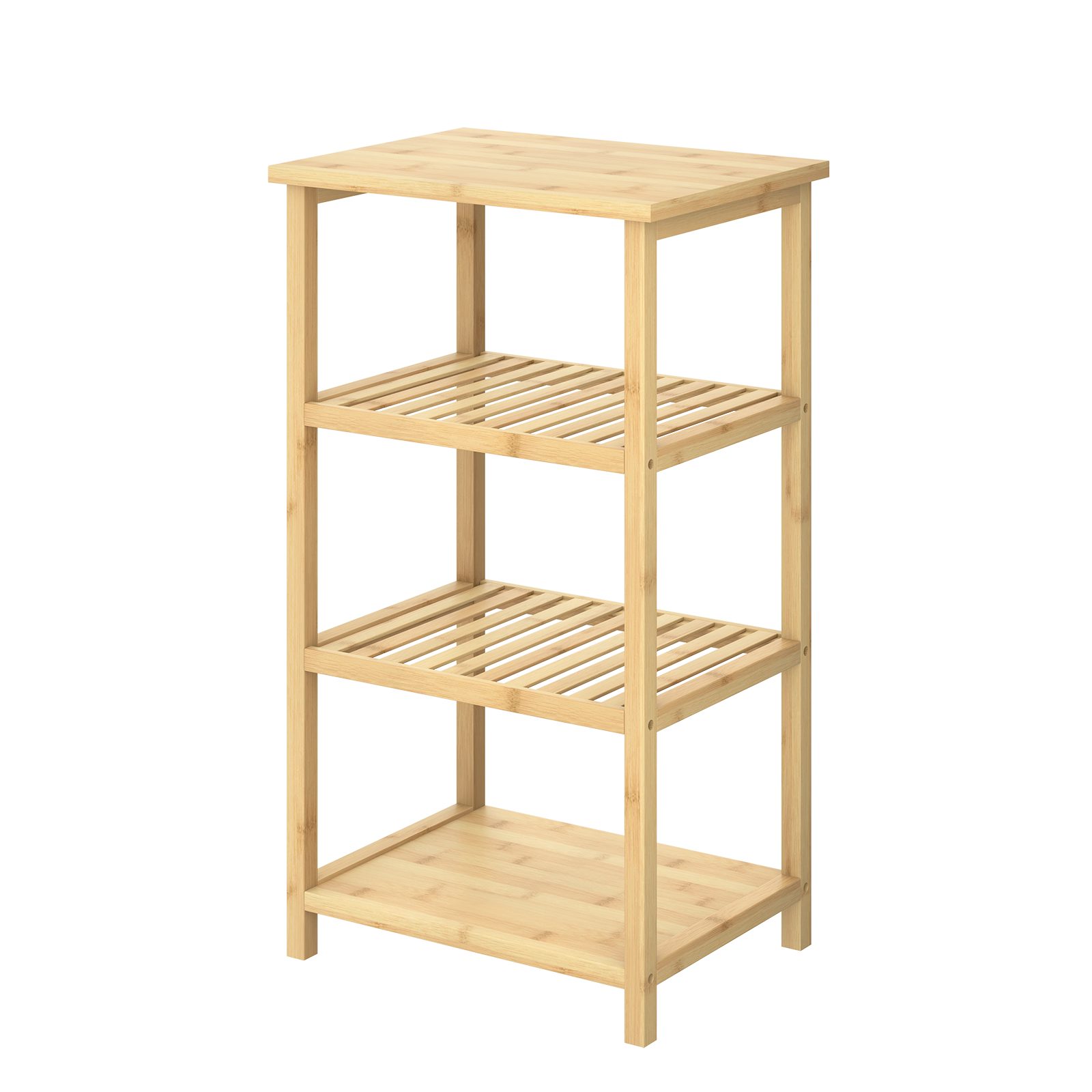 Dripex Beistelltisch Nachttische holz, kleiner Sofatisch mit Ablagen einfacher Aufbau, Breite 40cm