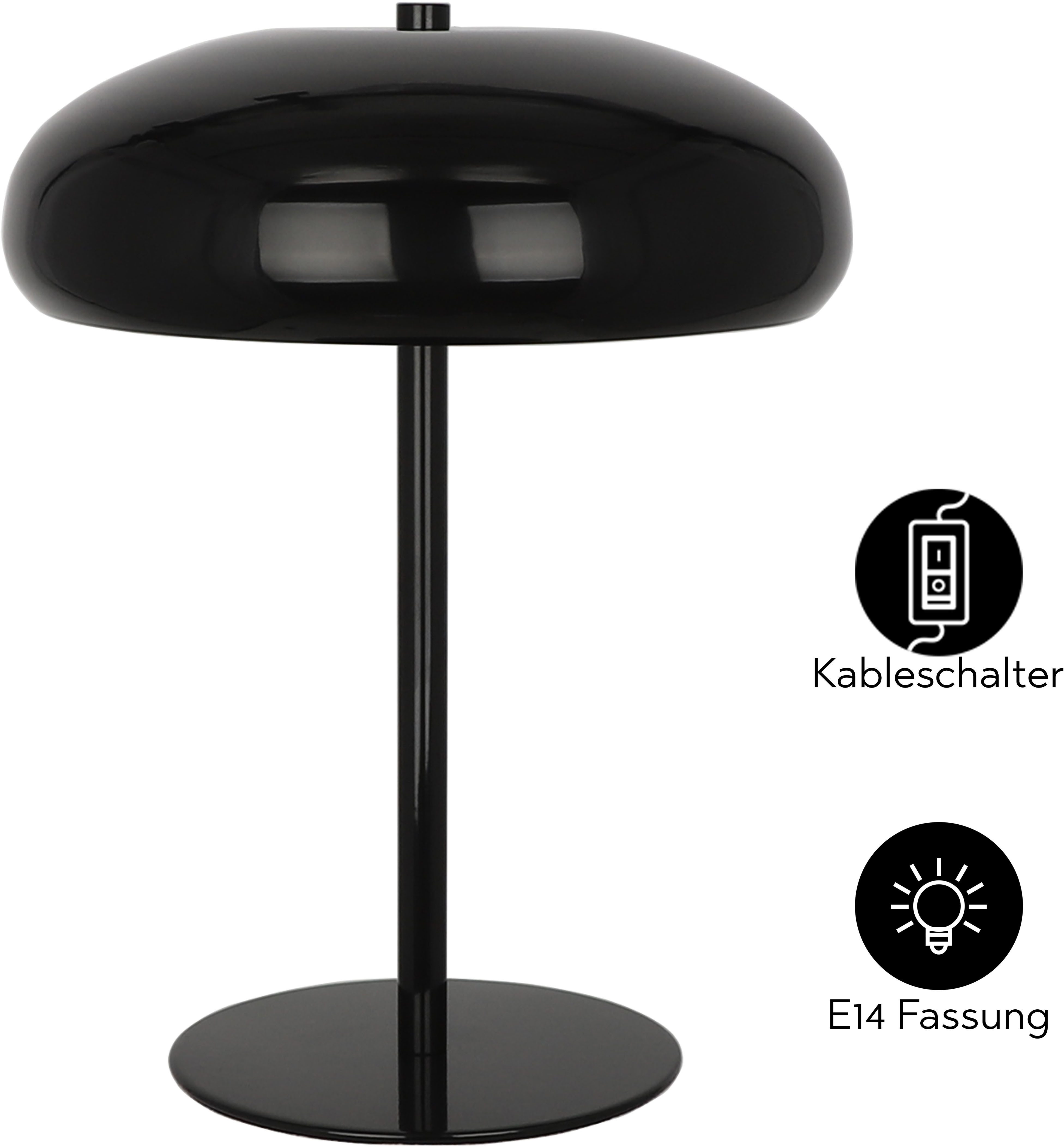 OTTO home Tischleuchte Jessee, Leuchtmittel wechselbar, ohne Leuchtmittel, günstig online kaufen